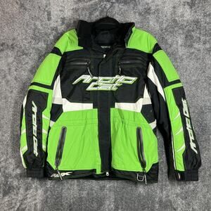 Arctic Cat Jacket Mens Medium Green Tom Cat A-Tex Ski Snowmobile Parka Coat